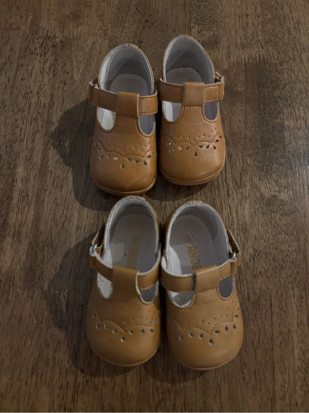 Angel T Strap Infant shoes size 2 and 3